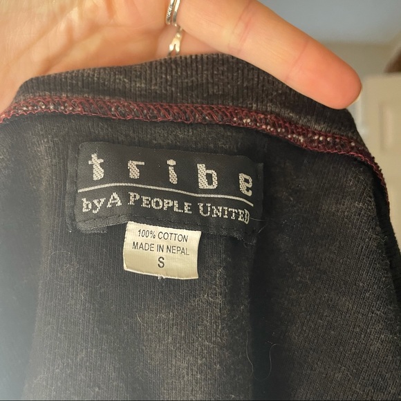 Colorful patchwork button down - Picture 3 of 3